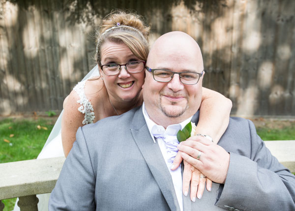 Couple smiling at the camera during Holiday Inn Barnsley Wedding photographer Yorkshire