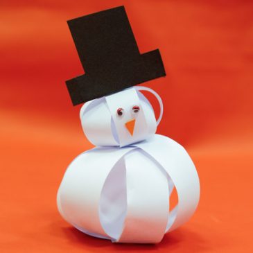How To Make A Paper Snowman