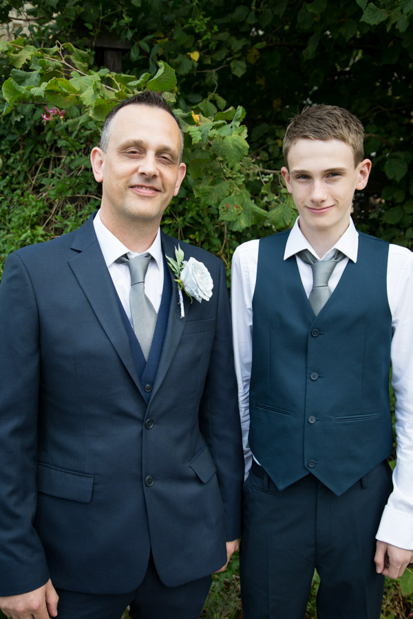 Groom with the Best Man outside Tankersley Manor.