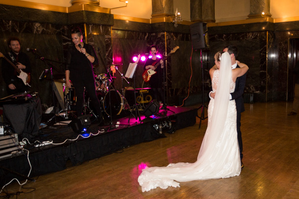 Bride and Groom first dance at Cutlers' Hall Sheffield