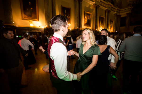 Guests on the dance floor at Cutlers' Hall Sheffield