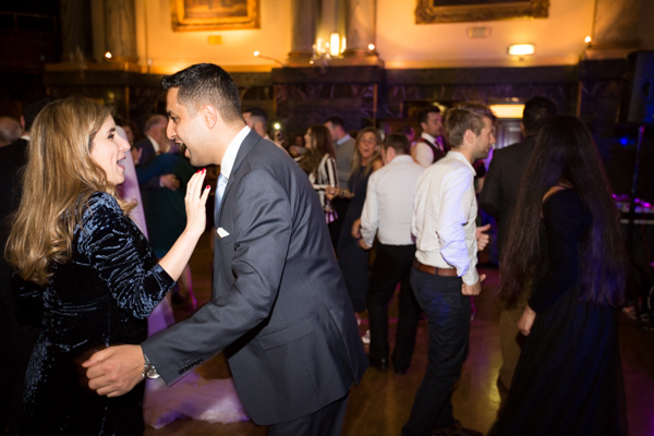 Guests on the dance floor at Cutlers' Hall Sheffield Wedding