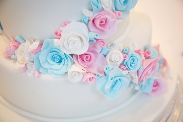 Wedding cake detail at Tankersley Manor Wedding