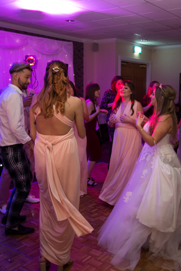 Guests dancing at Holiday Inn Barnsley Wedding