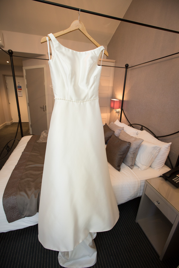 The wedding dress from Bijou Bridal Boutique