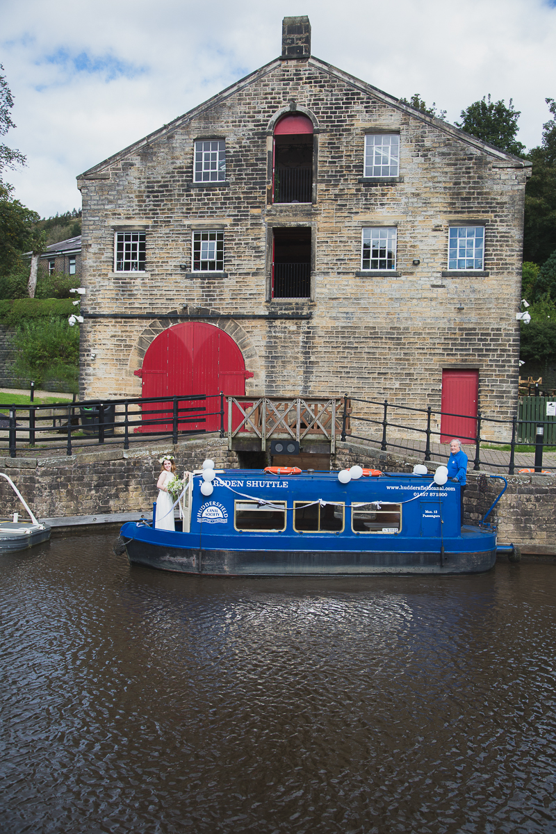 Canal Boat from Huddersfield Canal at Standedge Tunnel Styled Shoot