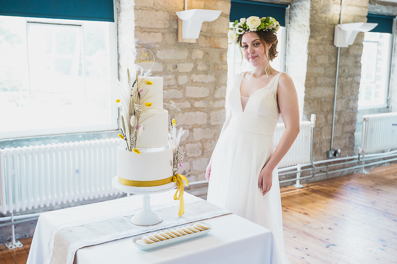 Cake by Katrina's Bespoke Cakes at Standedge Tunnel Styled Session