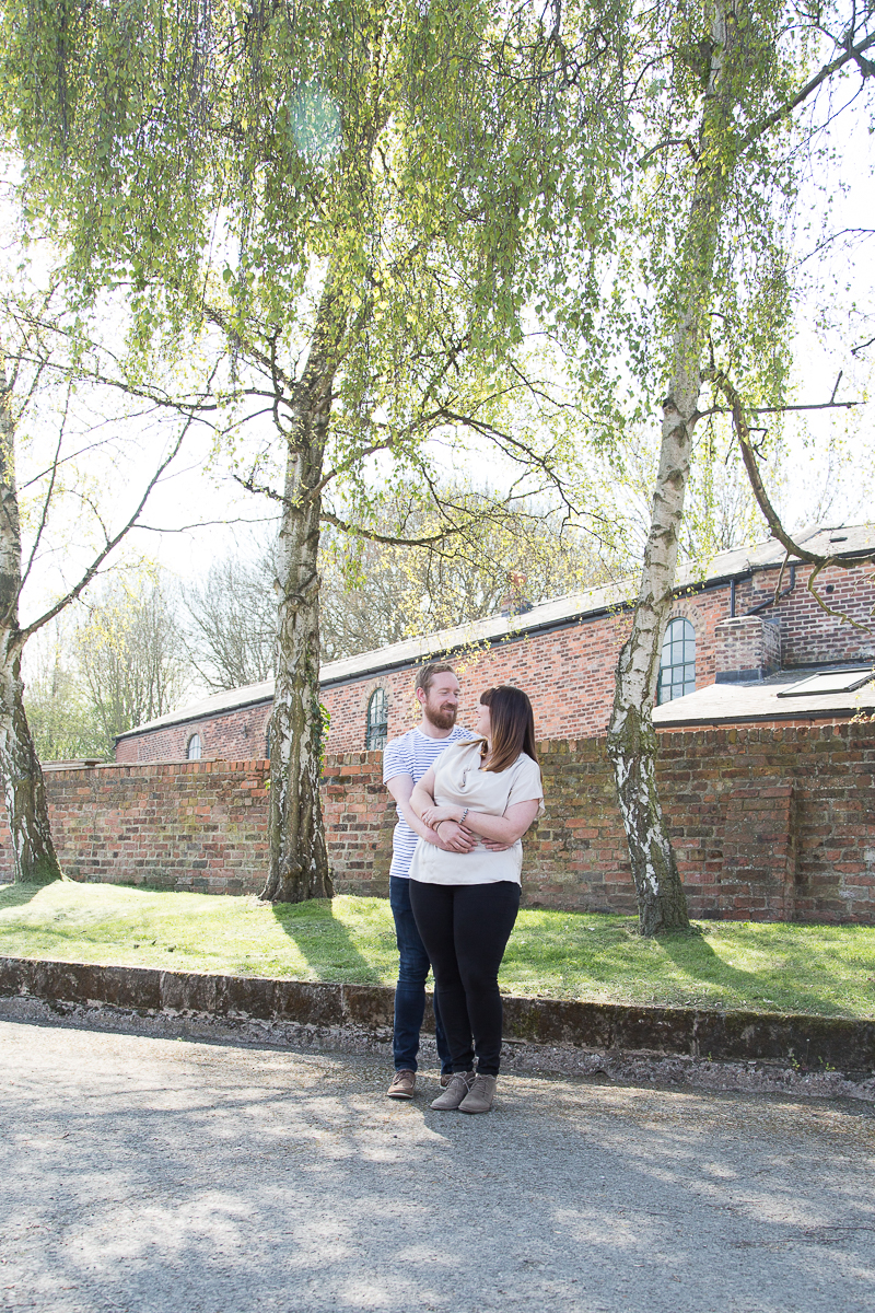 Engagement photography at Elsecar Heritage Centre