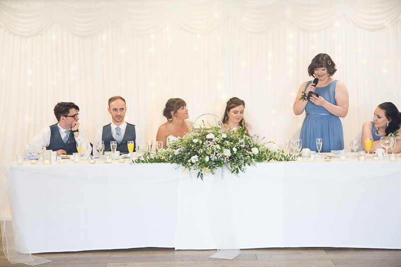 The Speeches at Shaw Lane Sports Club Wedding by South Yorkshire Photographer