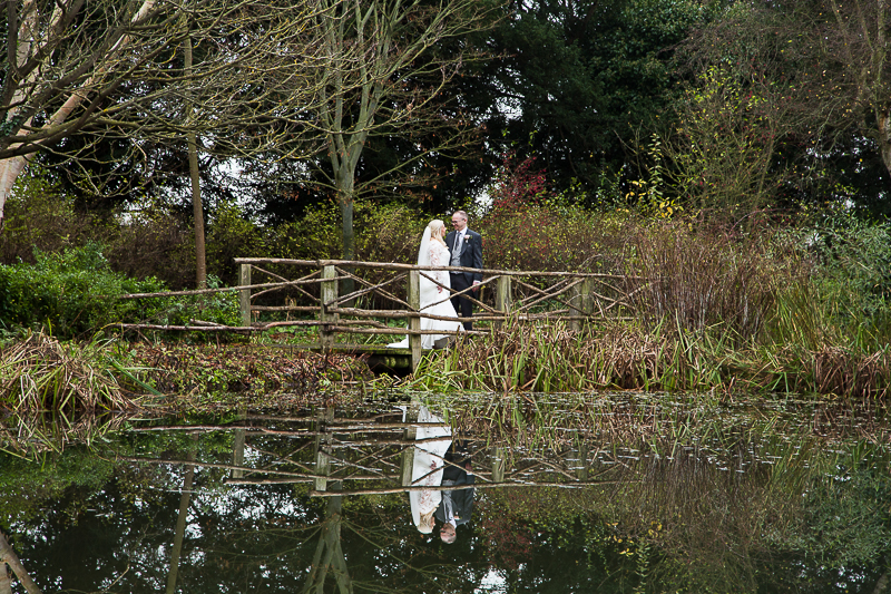 Bride and Groom portraits at Hodsock Priory