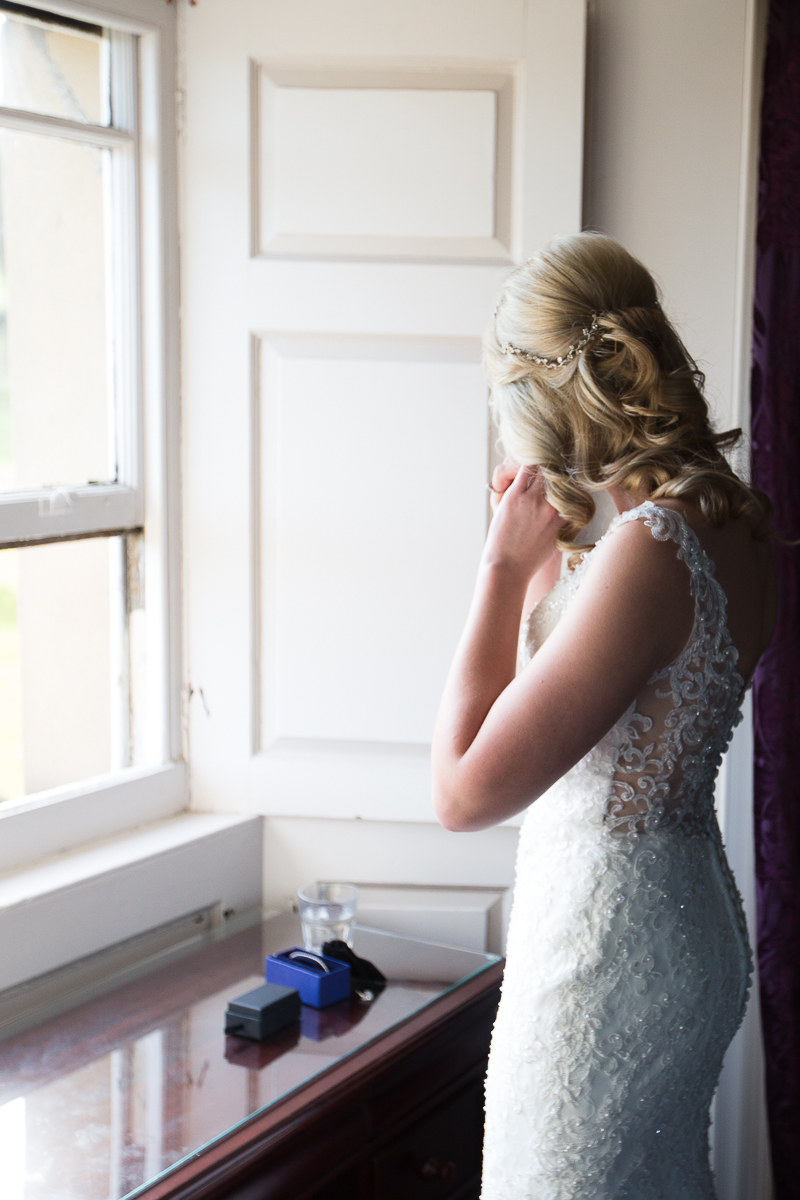 Bridal preparations at Wortley Hall Hotel Sheffield