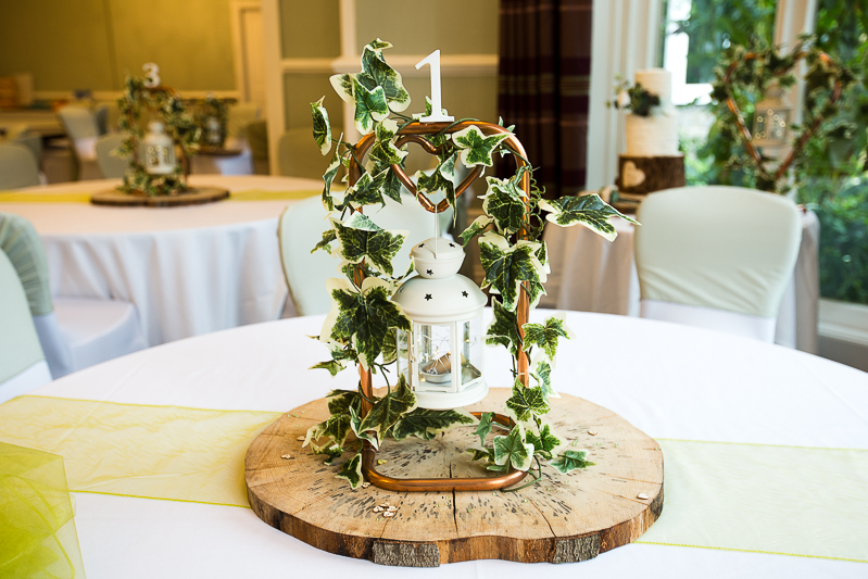 Wedding details at Kenwood Hall Hotel and Spa
