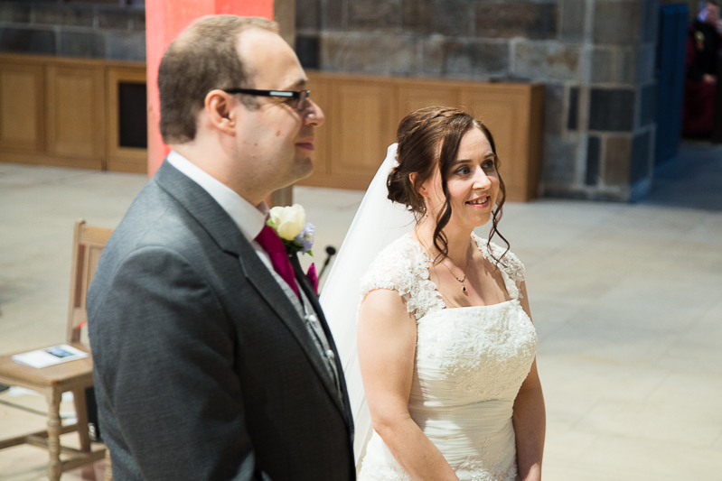 Wedding ceremony at Sheffield Cathedral