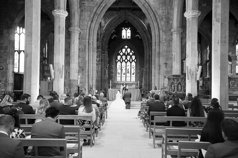 Wedding ceremony at Sheffield Cathedral