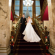 Couple on the stairs at Rossibgton hall in Doncaster by Charlotte Elizabeth Photography South Yorkshire Wedding Photographer