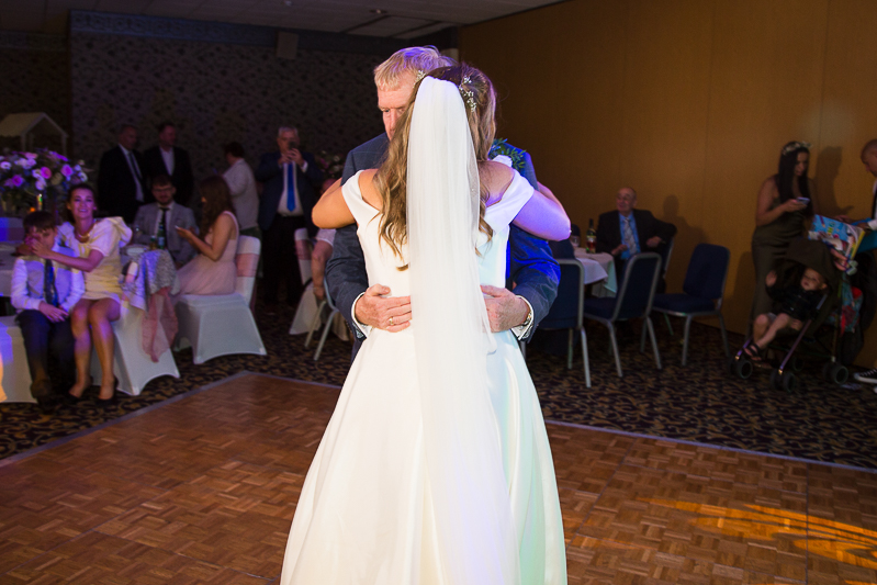 The first dance at Holiday Inn Barnsley Wedding Reception