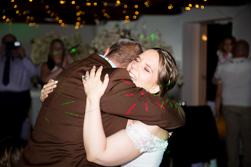The first dance and evening reception at Sheffield Manor Lodge