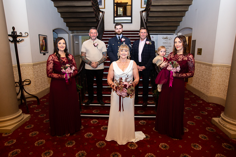 Bridal preparations at Wortley Hall Hotel Bridal Suite