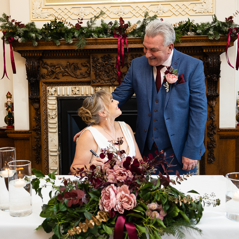 The Wedding ceremony at Wortley Hall Hotel Sheffield