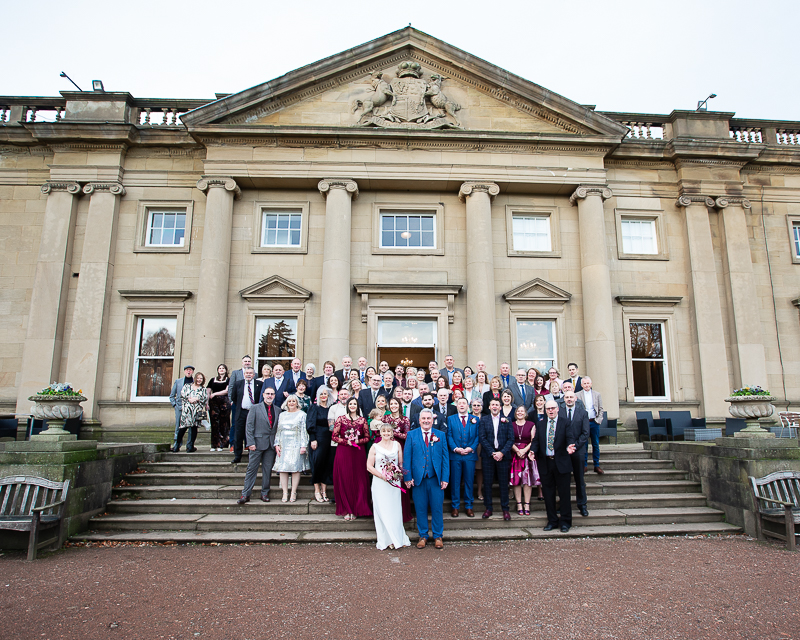 Family portraits in Wortley Hall grounds by natural wedding photographer in Sheffield