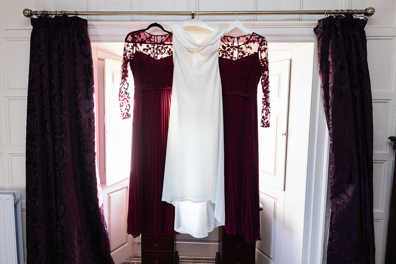 Bridal preparations at Wortley Hall Hotel Bridal Suite