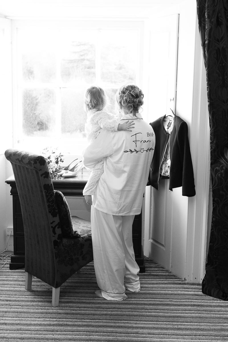 Bridal preparations at Wortley Hall Hotel Bridal Suite