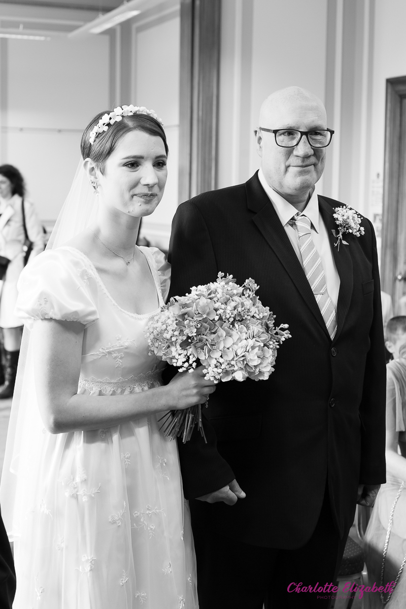 The wedding ceremony at Barnsley town hall wedding photography