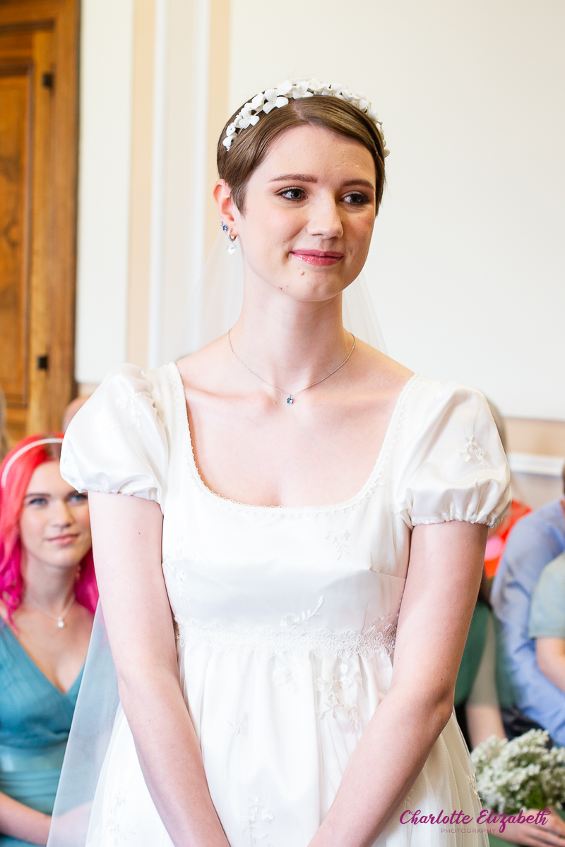 The wedding ceremony at Barnsley town hall wedding photography