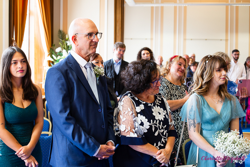The wedding ceremony at Barnsley town hall wedding photography