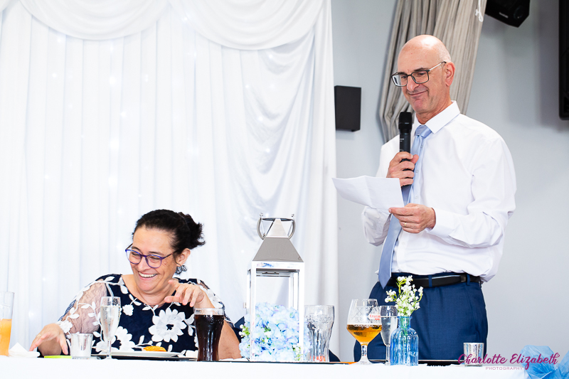 The wedding speeches at Shaw Lane Sports Club Barnsley wedding photographer