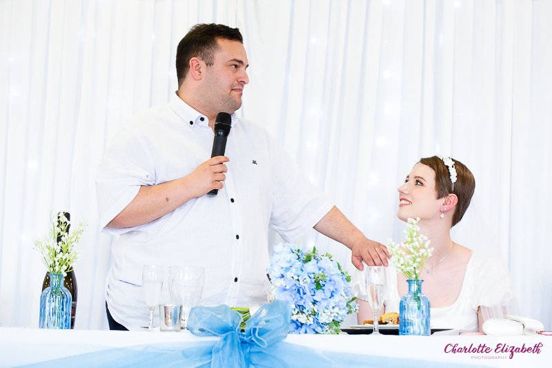 The wedding speeches at Shaw Lane Sports Club Barnsley wedding photographer