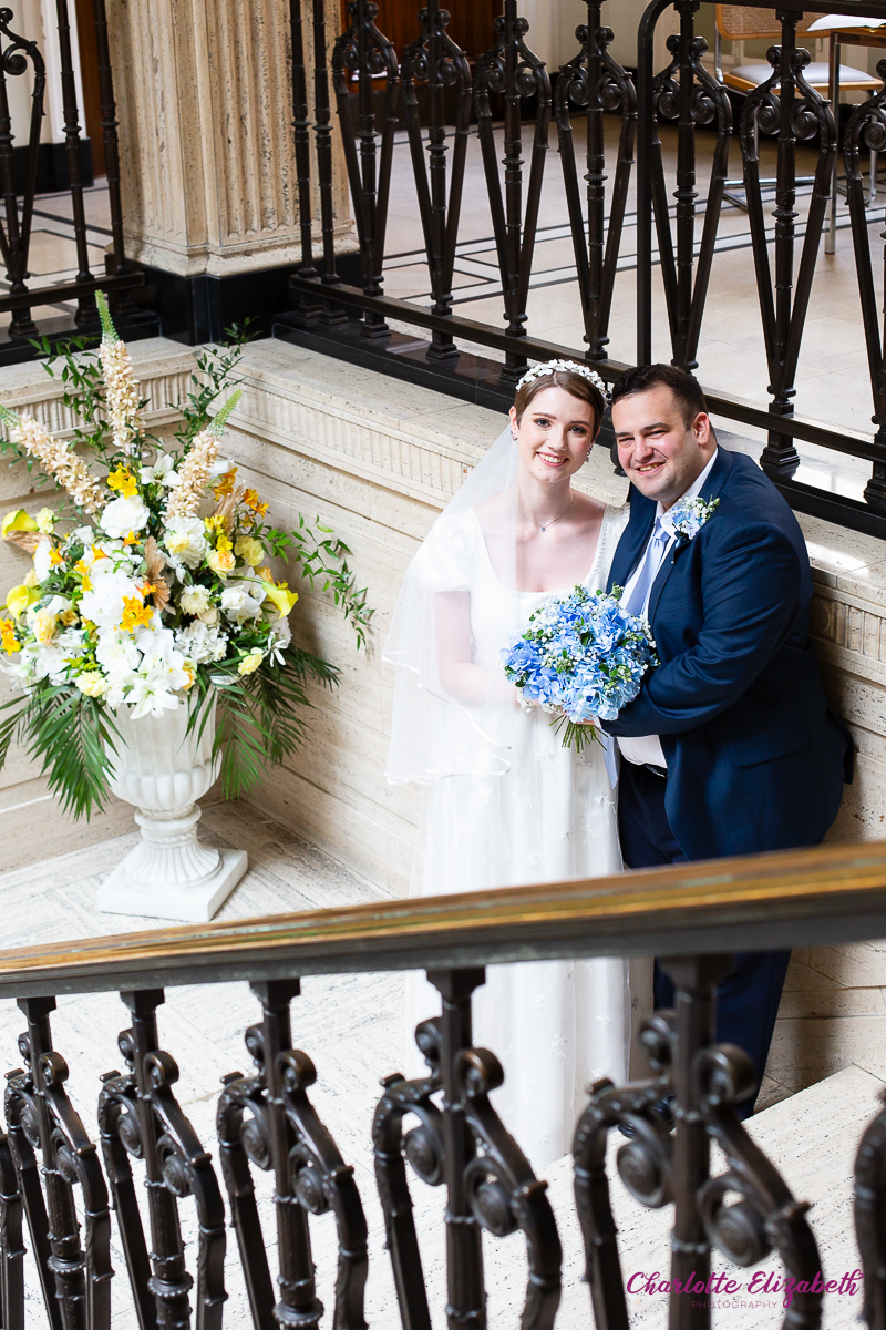 Natural wedding photography at Barnsley Town Hall