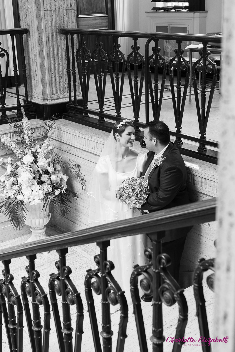 Natural wedding photography at Barnsley Town Hall