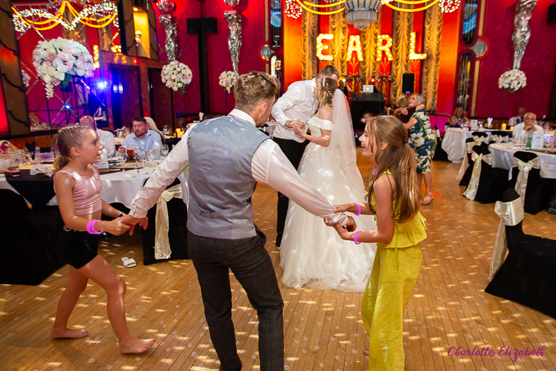 wedding guests dance at The Earl of Doncaster wedding photographer