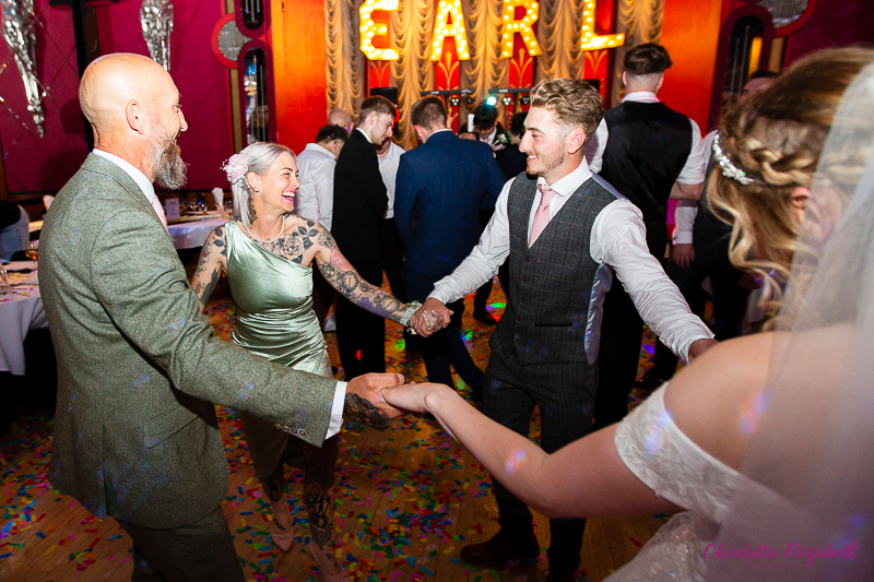 The dancefloor at The Earl of Doncaster wedding photographer