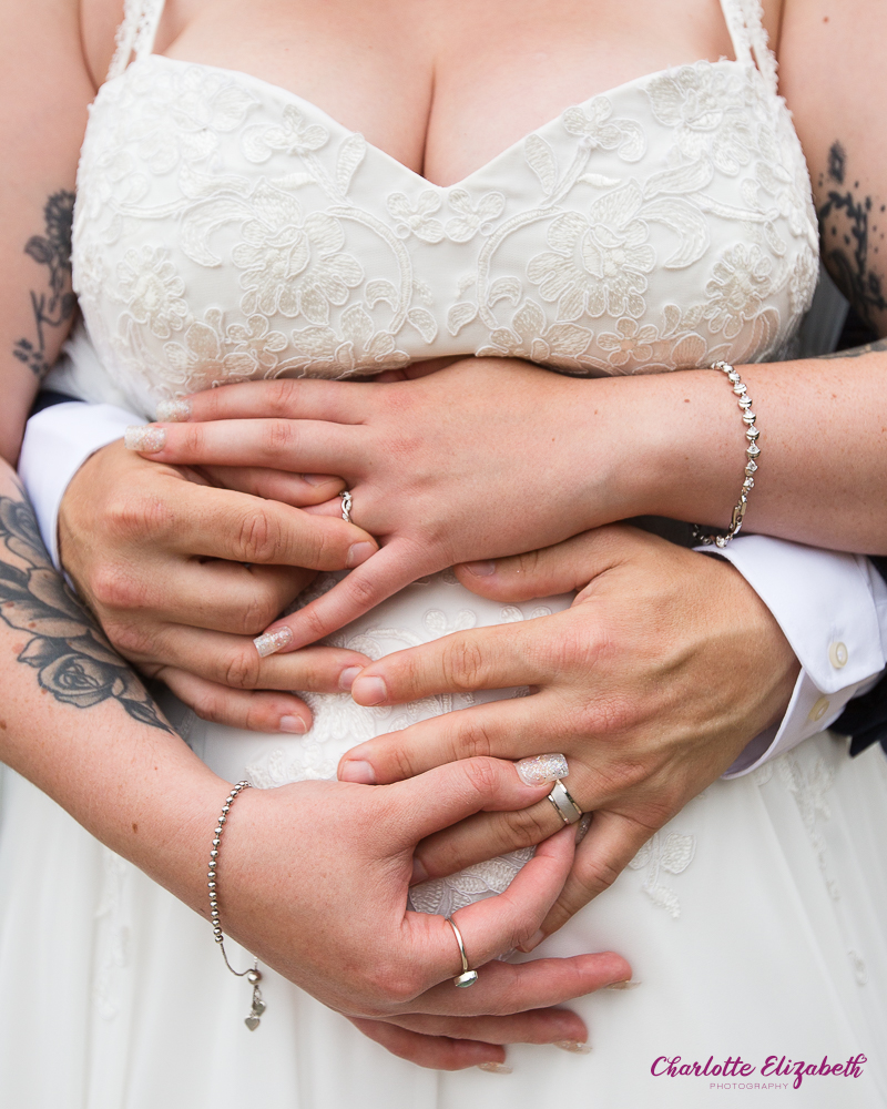Couple portraits in the grounds of Burntwood Court hotel Barnsley wedding photographer