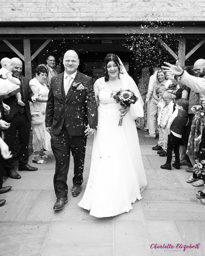 Couple portraits in the grounds of Burntwood Court hotel Barnsley wedding photographer