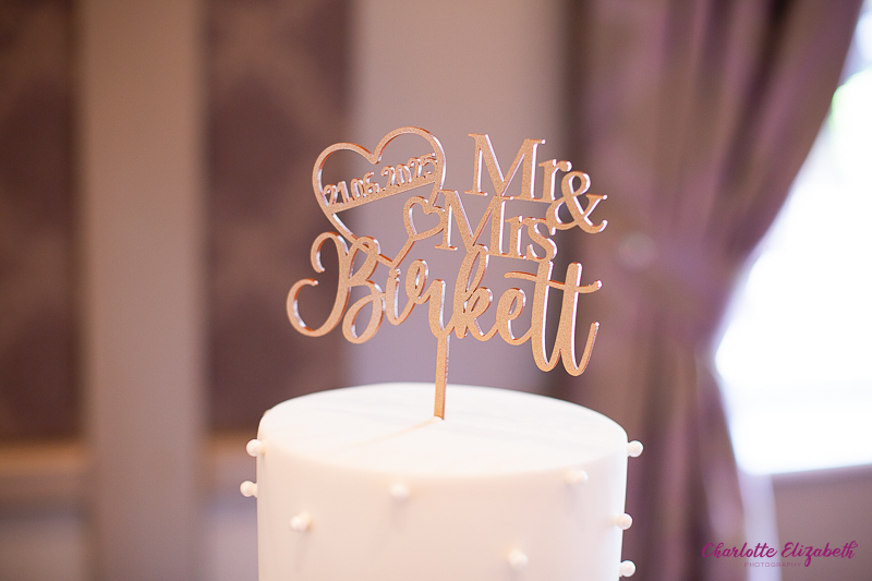 Wedding reception room details at Burntwood Court Hotel wedding by Barnsley wedding photographer