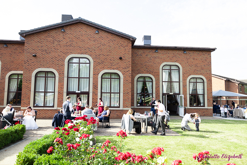 Wedding reception at Burntwood Court hotel Barnsley wedding photographer