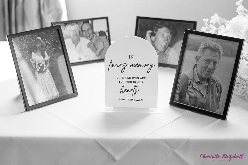Wedding reception room details at Burntwood Court Hotel wedding by Barnsley wedding photographer