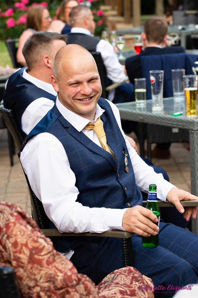 Wedding reception at Burntwood Court hotel Barnsley wedding photographer