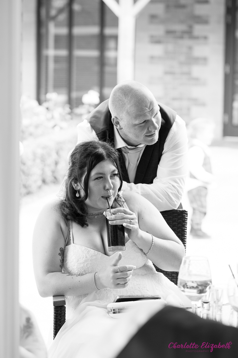 Wedding reception at Burntwood Court hotel Barnsley wedding photographer