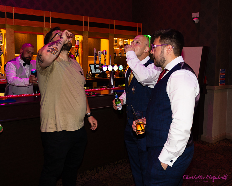 Wedding dancefloor at Burntwood Court hotel Barnsley wedding photographer