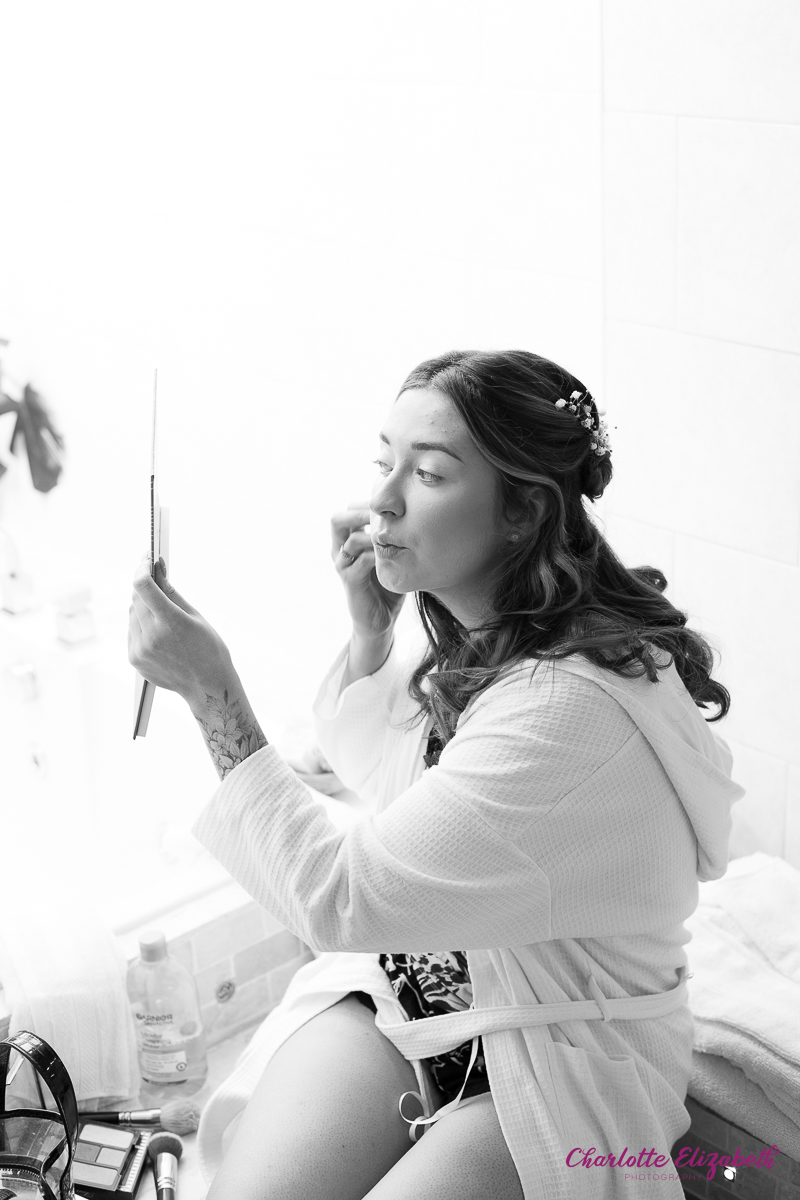 Bridal preparations at home by Charlotte Elizabeth Photography Barnsley Photographers