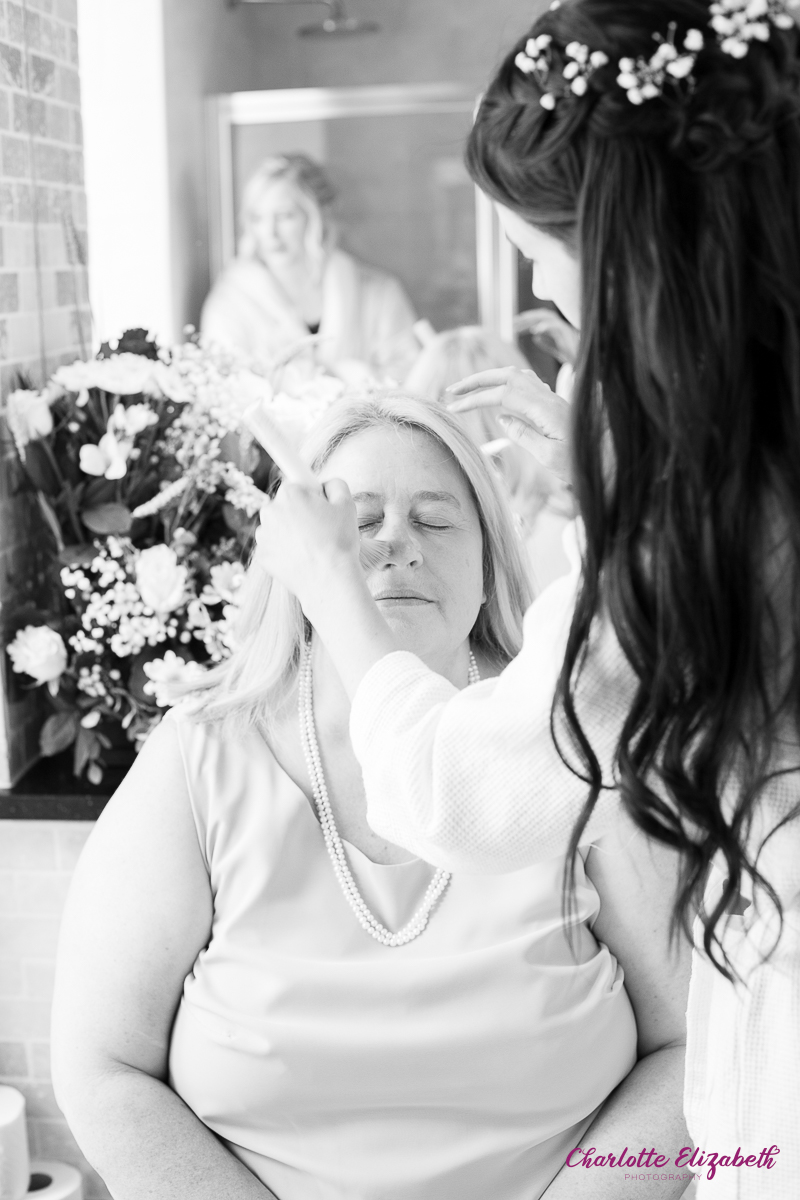 Bridal preparations at home by Charlotte Elizabeth Photography Barnsley Photographers