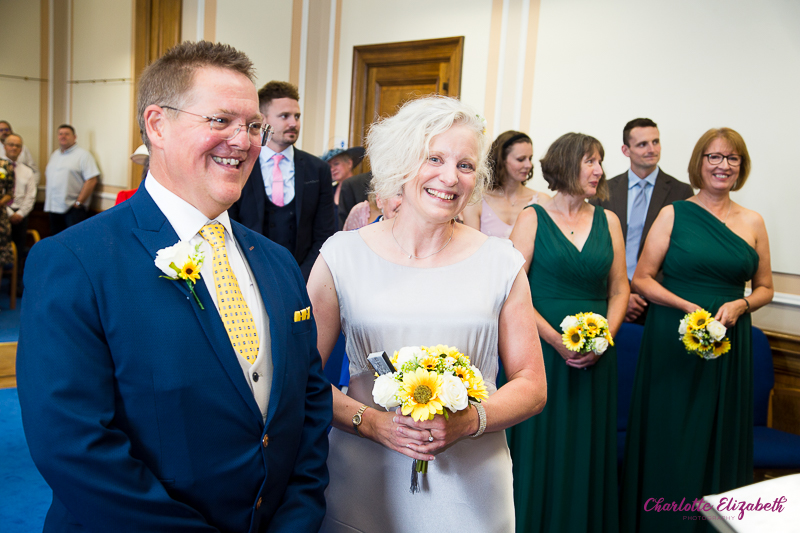 Natural wedding photography in Barnsley registry office wedding