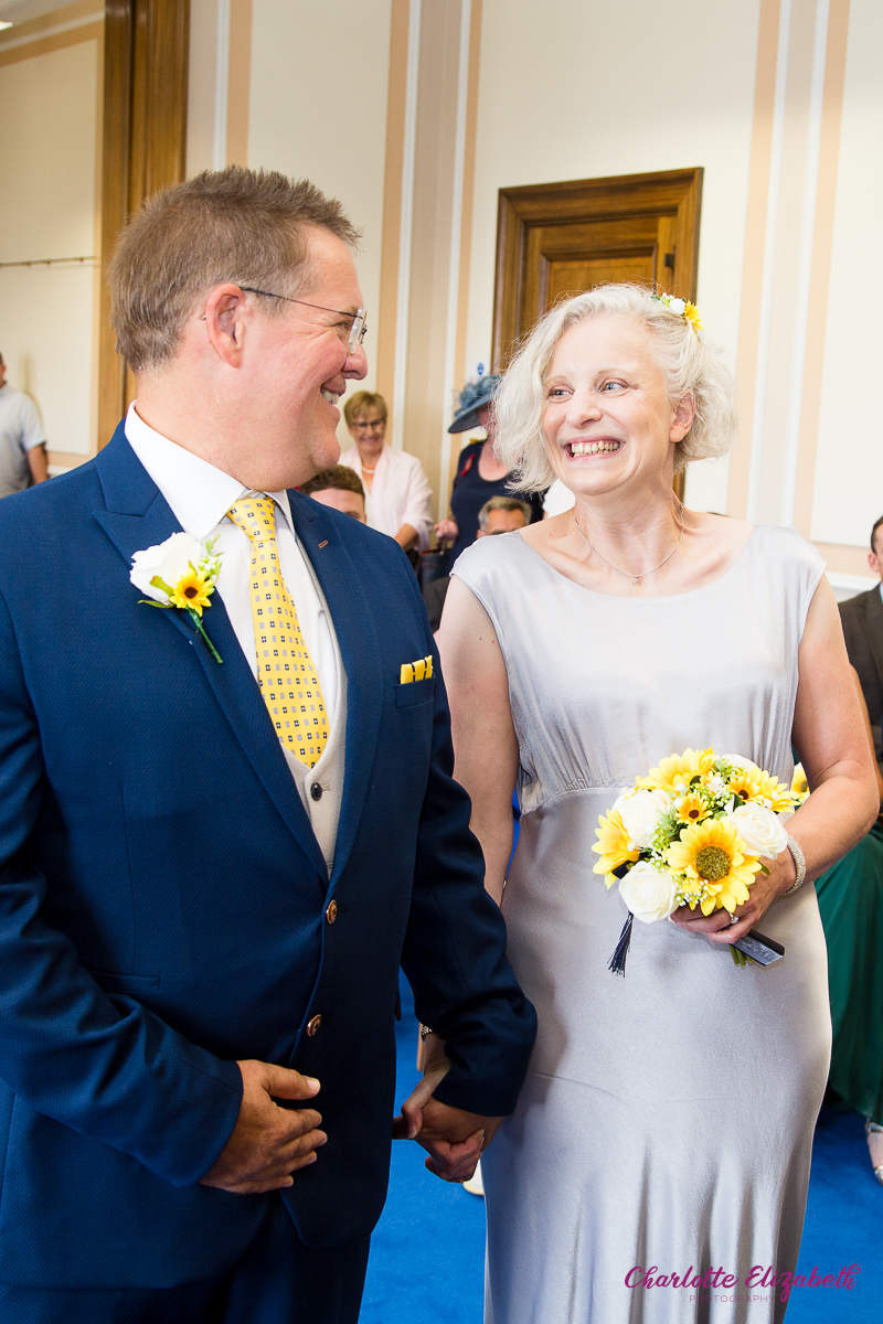 Natural wedding photography in Barnsley registry office wedding