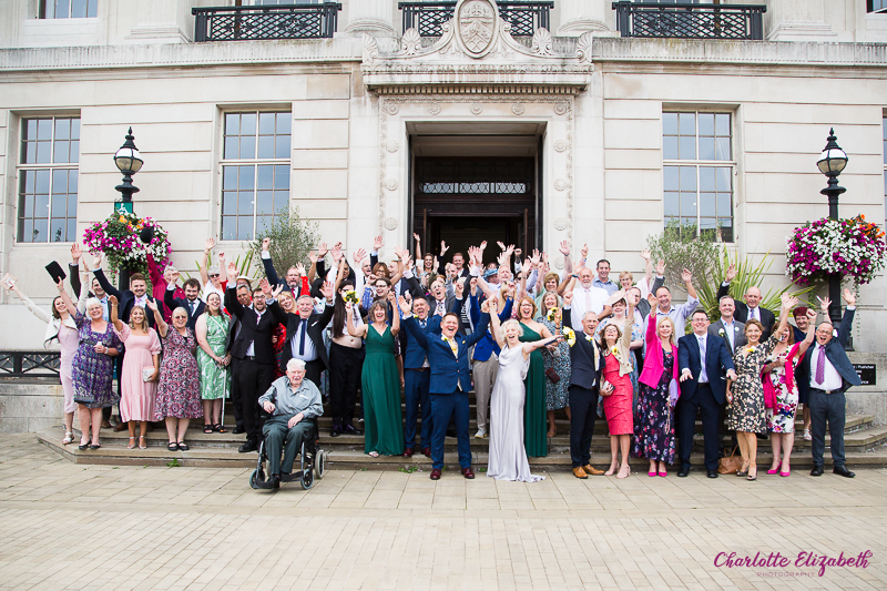 Natural wedding photography in Barnsley registry office wedding
