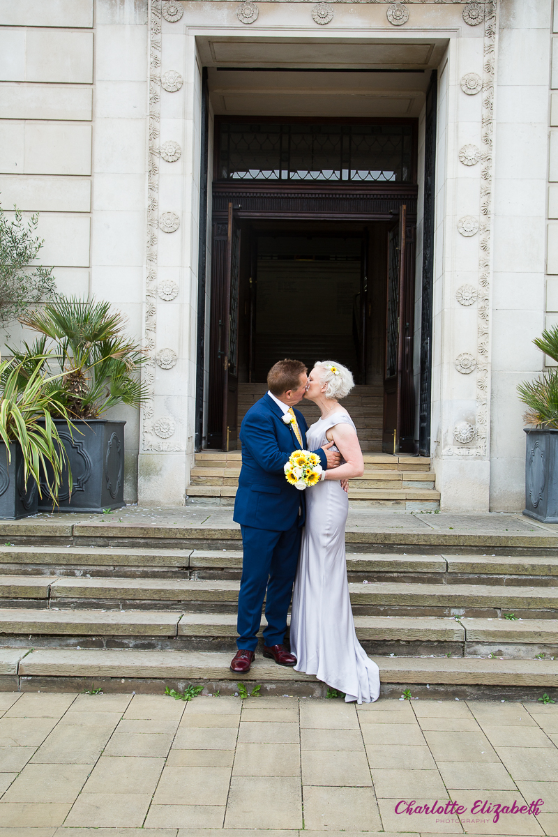 Natural wedding photography in Barnsley registry office wedding