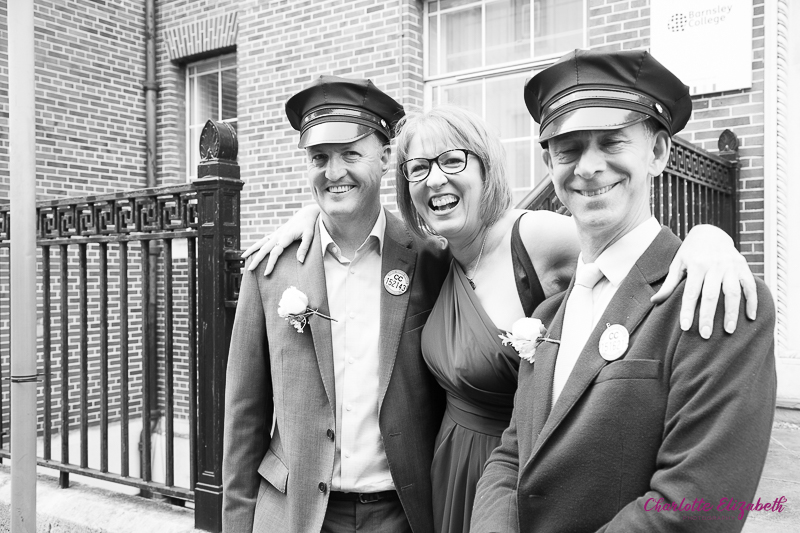 Natural wedding photography in Barnsley registry office wedding